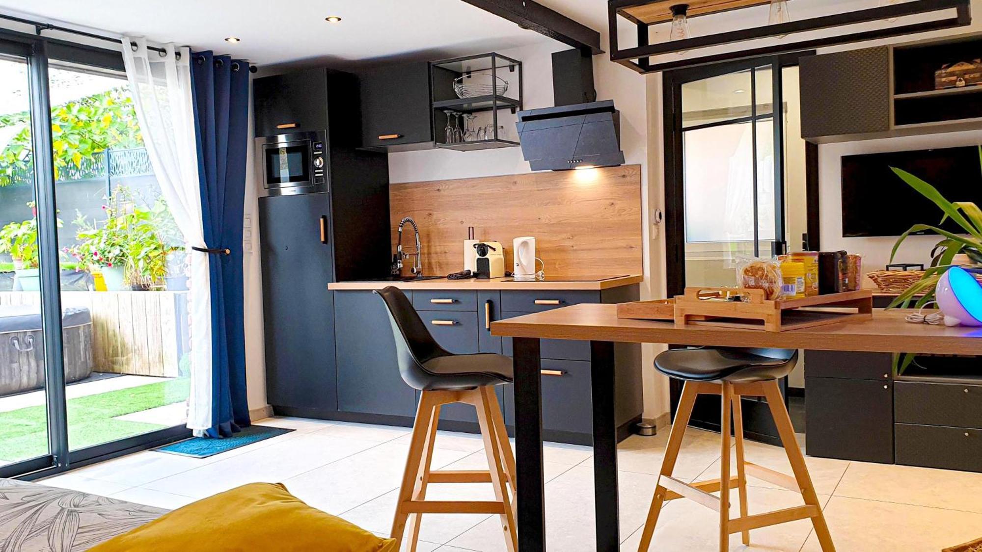 Gary Suite - Studio Cosy, Spa Et Jardin Privatif A 4 Min De Cambrai Awoingt Exterior photo