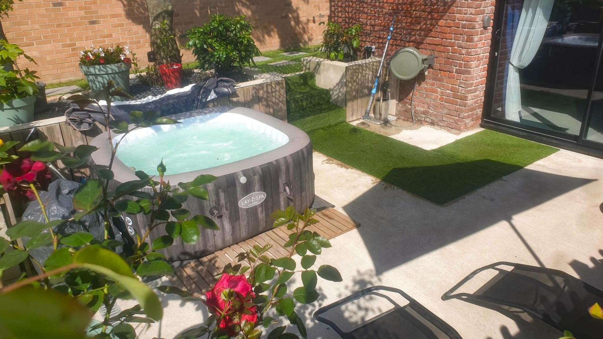 Gary Suite - Studio Cosy, Spa Et Jardin Privatif A 4 Min De Cambrai Awoingt Exterior photo